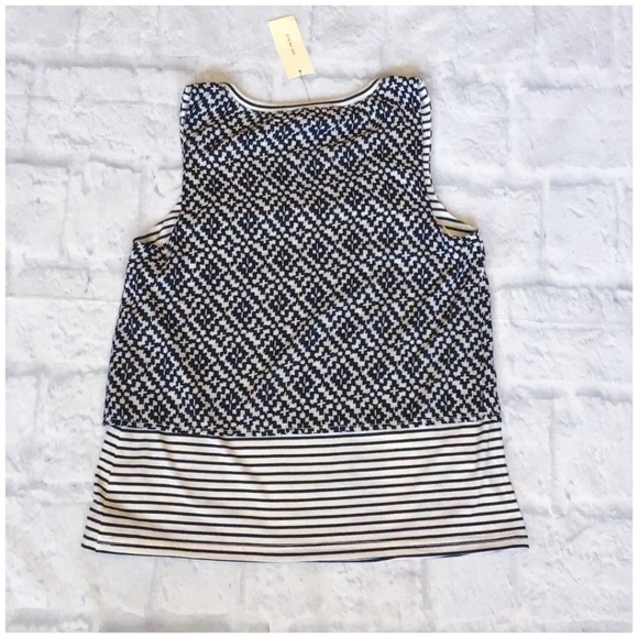 LAST 1❗️🎀 HP 🎀 Skies Are Blue Anthro Boho Chic Mixed Top - Picture 3 of 8